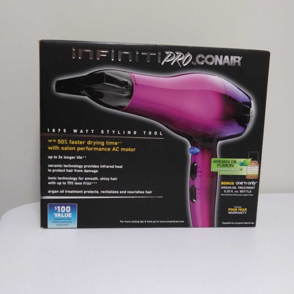 NIB Conair Infiniti Pro Salon Hair Dryer 1875 Watt